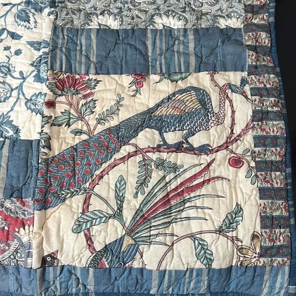 Pottery Barn Florrella Patchwork Quilted sham - Picture 3 of 8
